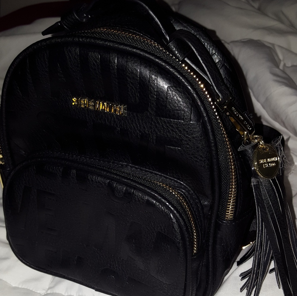 Steve Madden black backpack